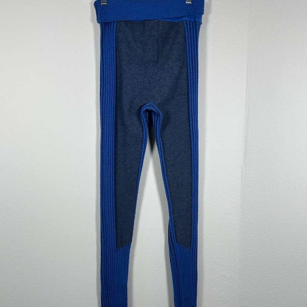Daily Practice Anthropologie Two Tone Knit Set Zip Top S Leggings XS Athleisure - Picture 13 of 15